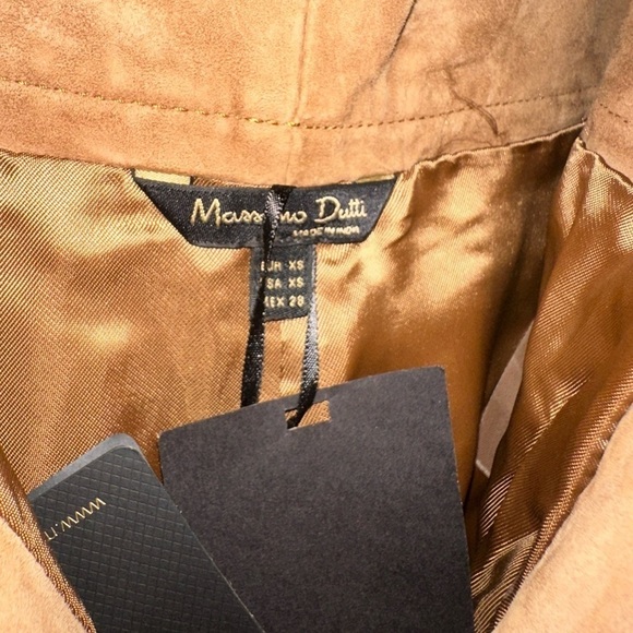 MASSIMO DUTTI Suede Leather Culottes - Picture 10 of 10
